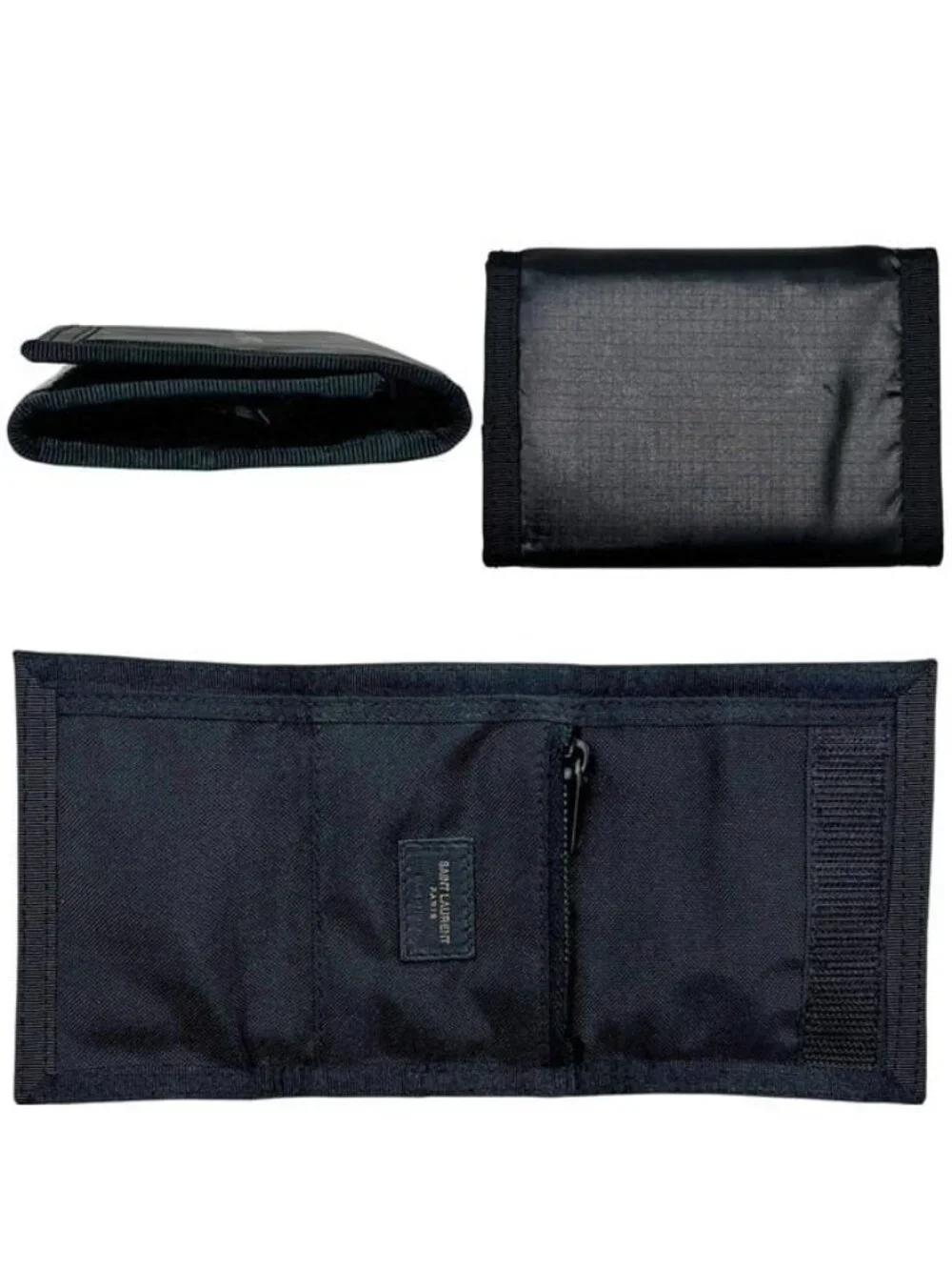 Saint Laurent Trifold Wallet Black - Picture 2 of 10